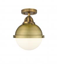 Innovations Lighting 288-1C-BB-HFS-81-BB - Hampden - 1 Light - 9 inch - Brushed Brass - Semi-Flush Mount