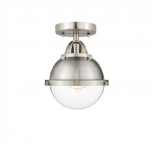 Innovations Lighting 288-1C-SN-HFS-62-SN - Hampden - 1 Light - 7 inch - Brushed Satin Nickel - Semi-Flush Mount