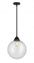 Innovations Lighting 288-1S-BK-G204-12 - Beacon - 1 Light - 12 inch - Matte Black - Cord hung - Mini Pendant