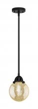 Innovations Lighting 288-1S-BK-G208-6 - Beacon - 1 Light - 6 inch - Matte Black - Stem hung - Mini Pendant