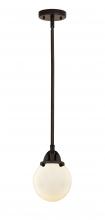 Innovations Lighting 288-1S-OB-G201-6 - Beacon - 1 Light - 6 inch - Oil Rubbed Bronze - Cord hung - Mini Pendant