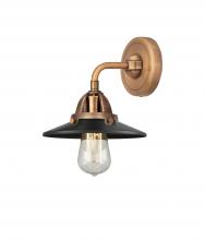 Innovations Lighting 288-1W-AC-M6-BK - Railroad - 1 Light - 8 inch - Antique Copper - Sconce