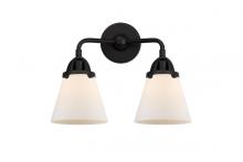 Innovations Lighting 288-2W-BK-G61 - Cone - 2 Light - 14 inch - Matte Black - Bath Vanity Light