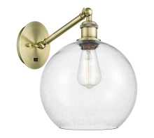 Innovations Lighting 317-1W-AB-G124-10 - Athens - 1 Light - 10 inch - Antique Brass - Adjustable - Sconce