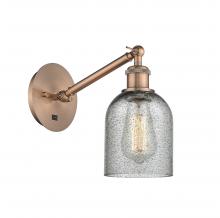 Innovations Lighting 317-1W-AC-G257 - Caledonia - 1 Light - 5 inch - Antique Copper - Adjustable Sconce