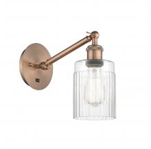 Innovations Lighting 317-1W-AC-G342 - Hadley - 1 Light - 5 inch - Antique Copper - Adjustable Sconce