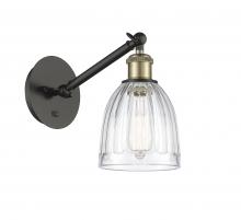 Innovations Lighting 317-1W-BAB-G442 - Brookfield - 1 Light - 6 inch - Black Antique Brass - Sconce