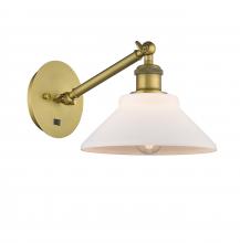 Innovations Lighting 317-1W-BB-G131 - Orwell - 1 Light - 8 inch - Brushed Brass - Sconce