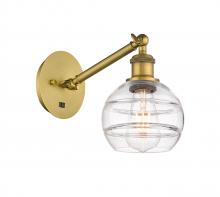 Innovations Lighting 317-1W-BB-G556-6CL - Rochester - 1 Light - 6 inch - Brushed Brass - Sconce