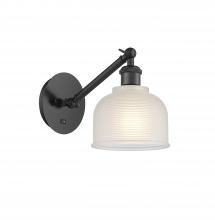 Innovations Lighting 317-1W-BK-G411 - Dayton - 1 Light - 6 inch - Matte Black - Sconce