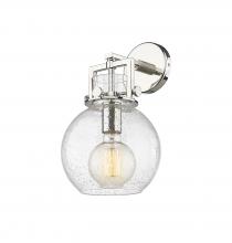 Innovations Lighting 411-1W-PN-G410-8SDY - Newton Sphere - 1 Light - 8 inch - Polished Nickel - Sconce