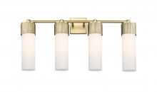 Innovations Lighting 428-4W-BB-G428-12WH - Bolivar - 4 Light - 31 inch - Brushed Brass - Bath Vanity Light