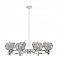 Innovations Lighting 434-8CR-PN-G1213-6SM - Crown Point - 8 Light - 36 inch - Polished Nickel - Chandelier