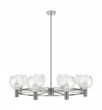 Innovations Lighting 434-8CR-PN-G124-6 - Crown Point - 8 Light - 36 inch - Polished Nickel - Chandelier