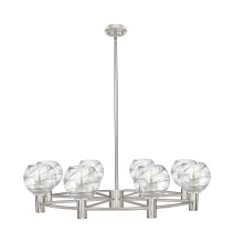 Innovations Lighting 434-8CR-SN-G1213-6CL - Crown Point - 8 Light - 36 inch - Satin Nickel - Chandelier