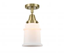 Innovations Lighting 447-1C-AB-G181 - Canton - 1 Light - 6 inch - Antique Brass - Semi-Flush Mount