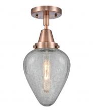 Innovations Lighting 447-1C-AC-G165 - Geneseo - 1 Light - 7 inch - Antique Copper - Flush Mount