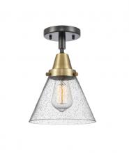 Innovations Lighting 447-1C-BAB-G44 - Cone - 1 Light - 8 inch - Black Antique Brass - Flush Mount