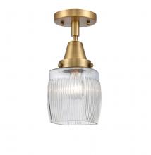 Innovations Lighting 447-1C-BB-G302 - Colton - 1 Light - 6 inch - Brushed Brass - Flush Mount