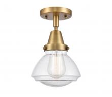 Innovations Lighting 447-1C-BB-G324 - Olean - 1 Light - 7 inch - Brushed Brass - Flush Mount