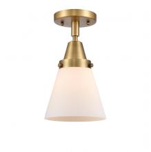 Innovations Lighting 447-1C-BB-G61 - Cone - 1 Light - 6 inch - Brushed Brass - Flush Mount