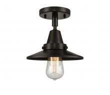Innovations Lighting 447-1C-OB-M5 - Railroad - 1 Light - 8 inch - Oil Rubbed Bronze - Semi-Flush Mount