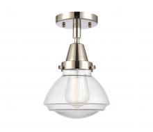 Innovations Lighting 447-1C-PN-G322 - Olean - 1 Light - 7 inch - Polished Nickel - Flush Mount