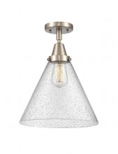 Innovations Lighting 447-1C-SN-G44-L - Cone - 1 Light - 12 inch - Brushed Satin Nickel - Flush Mount