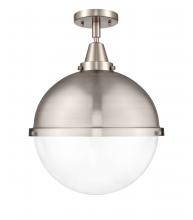 Innovations Lighting 447-1C-SN-HFS-122-SN - Hampden - 1 Light - 13 inch - Brushed Satin Nickel - Flush Mount