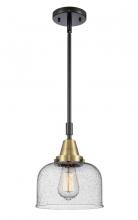 Innovations Lighting 447-1S-BAB-G74 - Bell - 1 Light - 8 inch - Black Antique Brass - Mini Pendant