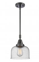 Innovations Lighting 447-1S-BK-G74 - Bell - 1 Light - 8 inch - Matte Black - Mini Pendant