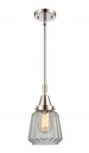 Innovations Lighting 447-1S-PN-G142 - Chatham - 1 Light - 7 inch - Polished Nickel - Mini Pendant