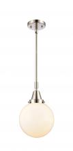 Innovations Lighting 447-1S-PN-G201-8 - Beacon - 1 Light - 8 inch - Polished Nickel - Mini Pendant