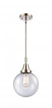 Innovations Lighting 447-1S-PN-G204-8 - Beacon - 1 Light - 8 inch - Polished Nickel - Mini Pendant