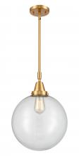 Innovations Lighting 447-1S-SG-G202-12 - Beacon - 1 Light - 12 inch - Satin Gold - Mini Pendant