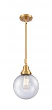 Innovations Lighting 447-1S-SG-G204-8 - Beacon - 1 Light - 8 inch - Satin Gold - Mini Pendant