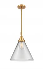 Innovations Lighting 447-1S-SG-G42-L - Cone - 1 Light - 12 inch - Satin Gold - Mini Pendant