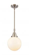 Innovations Lighting 447-1S-SN-G201-8 - Beacon - 1 Light - 8 inch - Brushed Satin Nickel - Mini Pendant