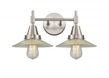 Innovations Lighting 447-2W-SN-G2 - Halophane - 2 Light - 18 inch - Satin Nickel - Bath Vanity Light