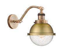 Innovations Lighting 515-1W-BB-HFS-64-BB - Hampden - 1 Light - 7 inch - Brushed Brass - Sconce