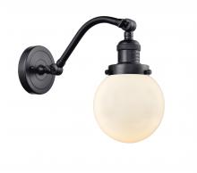 Innovations Lighting 515-1W-BK-G201-6 - Beacon - 1 Light - 6 inch - Matte Black - Sconce