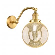 Innovations Lighting 515-1W-SG-G208-8 - Beacon - 1 Light - 8 inch - Satin Gold - Adjustable Sconce