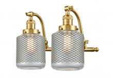 Innovations Lighting 515-2W-SG-G262 - Stanton - 2 Light - 18 inch - Satin Gold - Bath Vanity Light