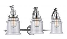 Innovations Lighting 515-3W-PC-G184 - Canton - 3 Light - 28 inch - Polished Chrome - Bath Vanity Light