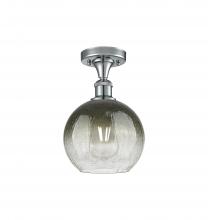 Innovations Lighting 516-1C-PC-G483-8SL - Brookhaven Globe - 1 Light - 8 inch - Polished Chrome - Semi-Flush Mount