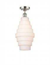 Innovations Lighting 516-1C-PN-G671-8 - Cascade - 1 Light - 8 inch - Polished Nickel - Semi-Flush Mount