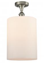 Innovations Lighting 516-1C-SN-G111-L - Cobbleskill - 1 Light - 9 inch - Brushed Satin Nickel - Semi-Flush Mount