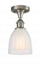 Innovations Lighting 516-1C-SN-G441 - Brookfield - 1 Light - 6 inch - Brushed Satin Nickel - Semi-Flush Mount