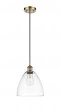 Innovations Lighting 516-1P-AB-GBD-92 - Bristol - 1 Light - 9 inch - Antique Brass - Cord hung - Mini Pendant