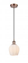 Innovations Lighting 516-1P-AC-G461-6 - Norfolk - 1 Light - 6 inch - Antique Copper - Cord hung - Mini Pendant